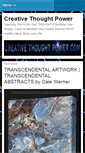 Mobile Screenshot of creativethoughtpower.com