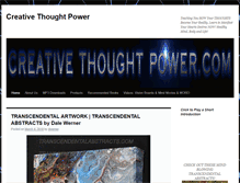 Tablet Screenshot of creativethoughtpower.com